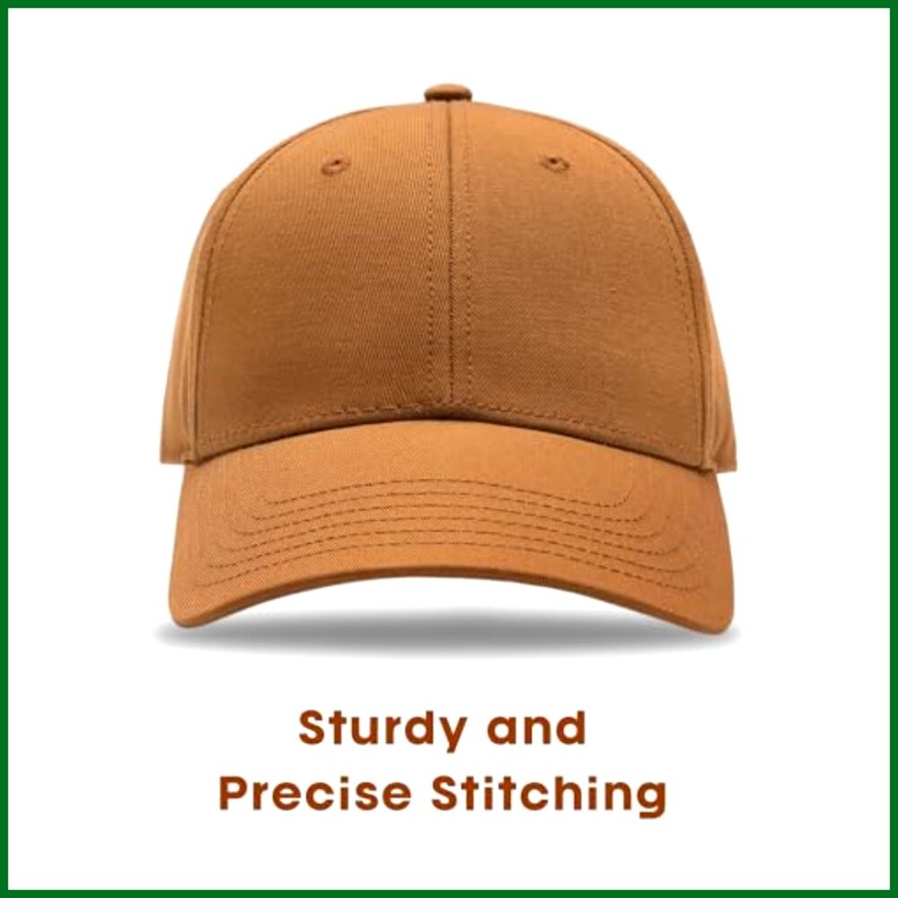Structured Baseball Cap Adjustable Washed Cotton … - image 2